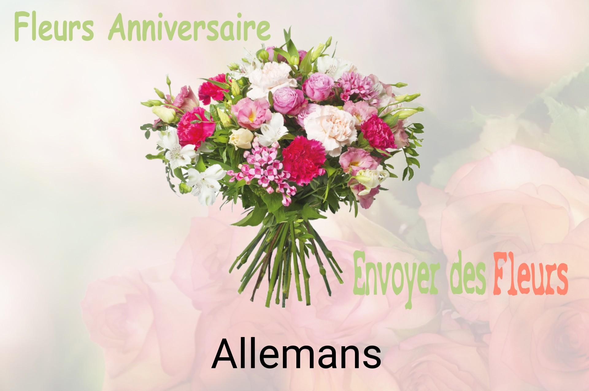 Bouquet de fleurs d’anniversaire livré à Allemans